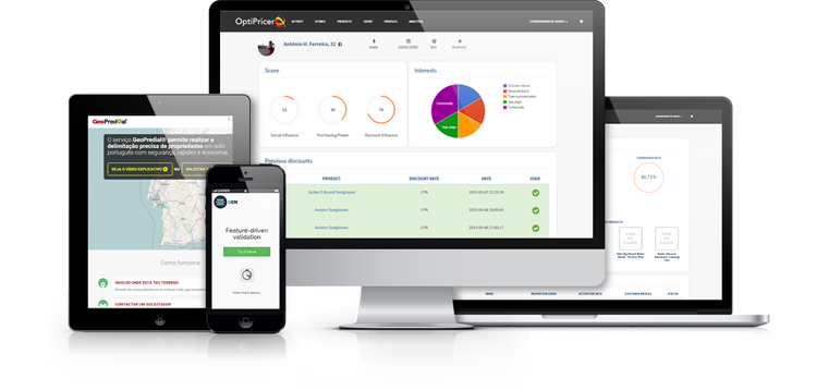 We develop softwares